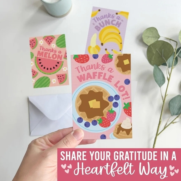 54 Colorful Funny Thank You Cards With Envelopes Bulk - Picture 2 of 7